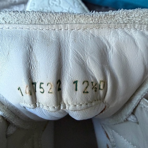 Gucci White High-Tops with Green and Red Stripes main image 6